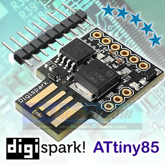 Jual Digispark ATtiny85 Mini Kickstarter Arduino Board USB AT TINY85 ...