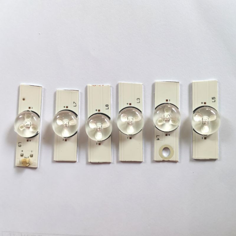 Jual Lampu LED TV 6V 1W Backlight Kancing Cembung Universal 6 pcs ...
