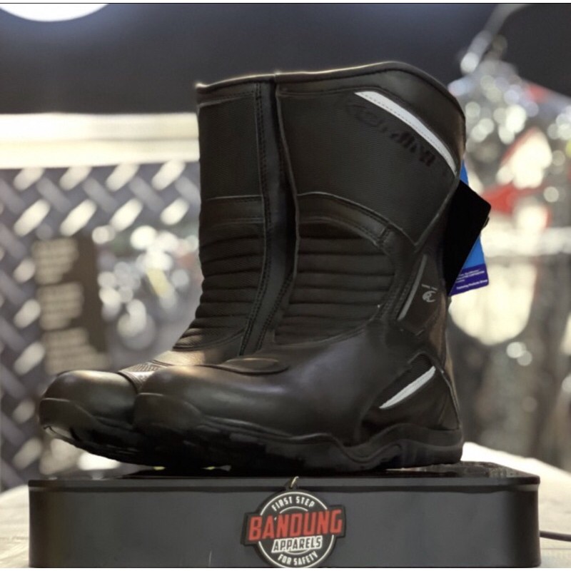 Jual Sepatu Motor Touring Riding komine Waterproof WP BK 092 Protect ...