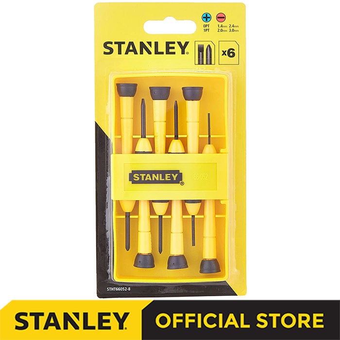 Jual Stanley Precision Screwdriver Set / Obeng Set 6pcs STHT66052-8 ...