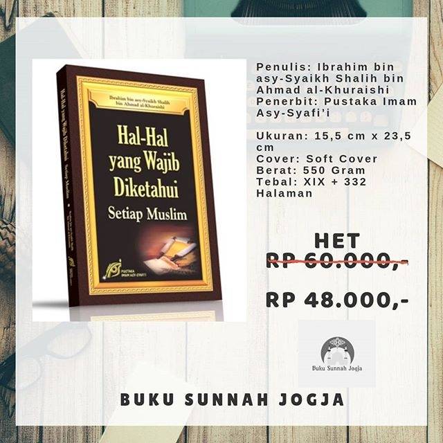 Jual Hal Hal Yang Wajib Diketahui Setiap Muslim Shopee Indonesia 1278