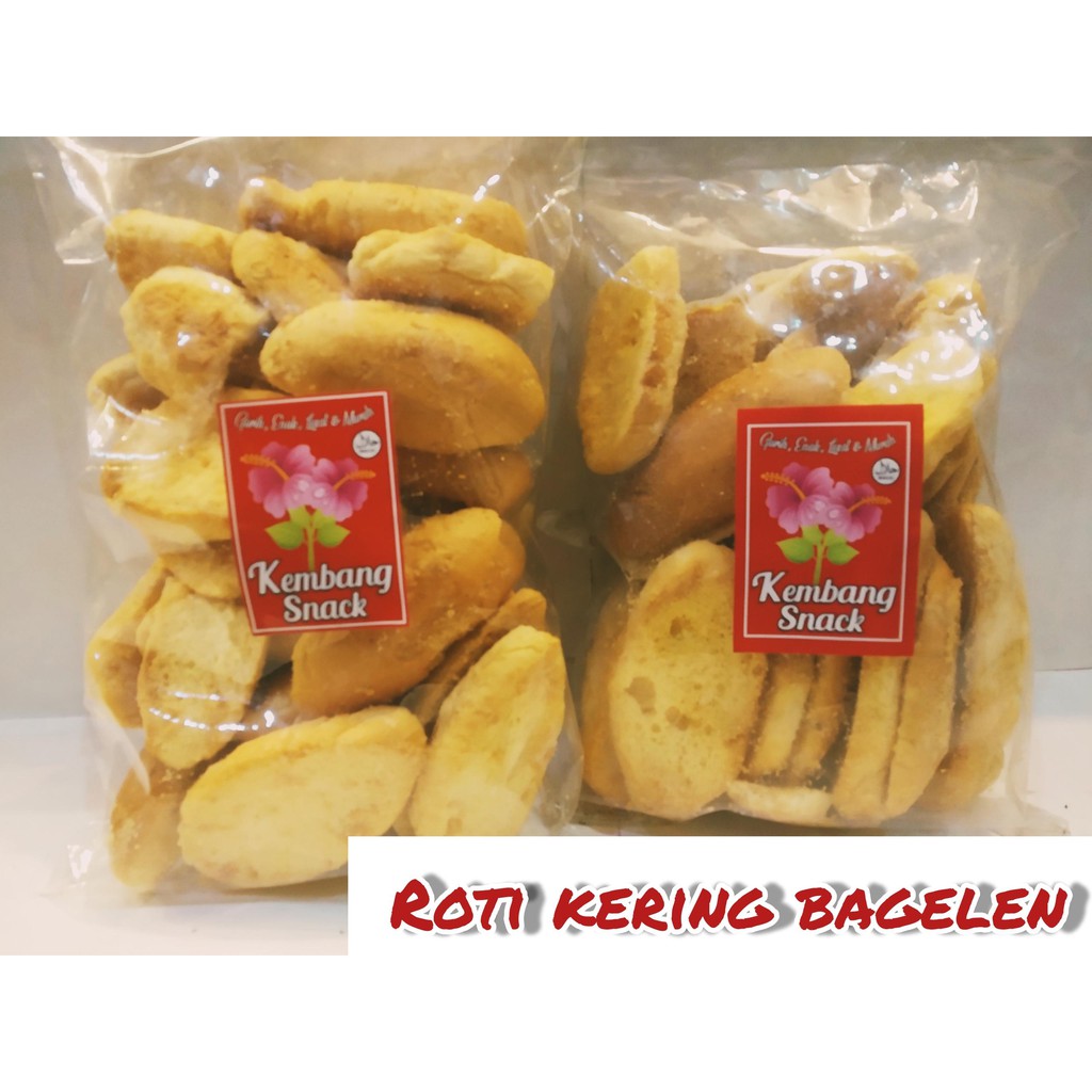 Jual KUE KERING-ROTI KERING BAGELEN RASA RUMBUTER KEMASAN 250GR-KEMBANG ...