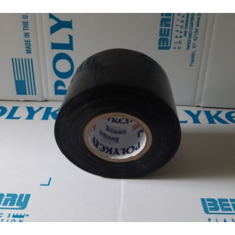 Jual Wrapping Tape Polyken Black Size 4