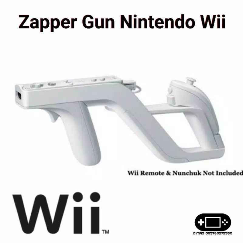 Jual Zapper Gun Nintendo Wii Shooting Pistol Shopee Indonesia