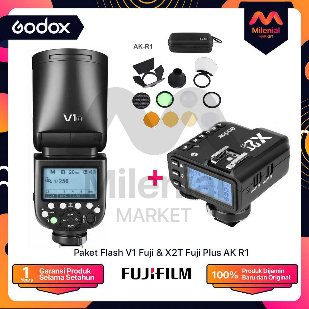 Jual Paket Flash Godox V1 Fujifilm + Trigger Godox X2T Fujifilm ...