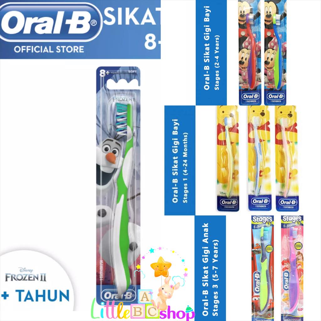 Jual ORAL B Sikat Gigi Anak Stage 1 2 3 4 / Sikat Gigi Anak Oral B ...