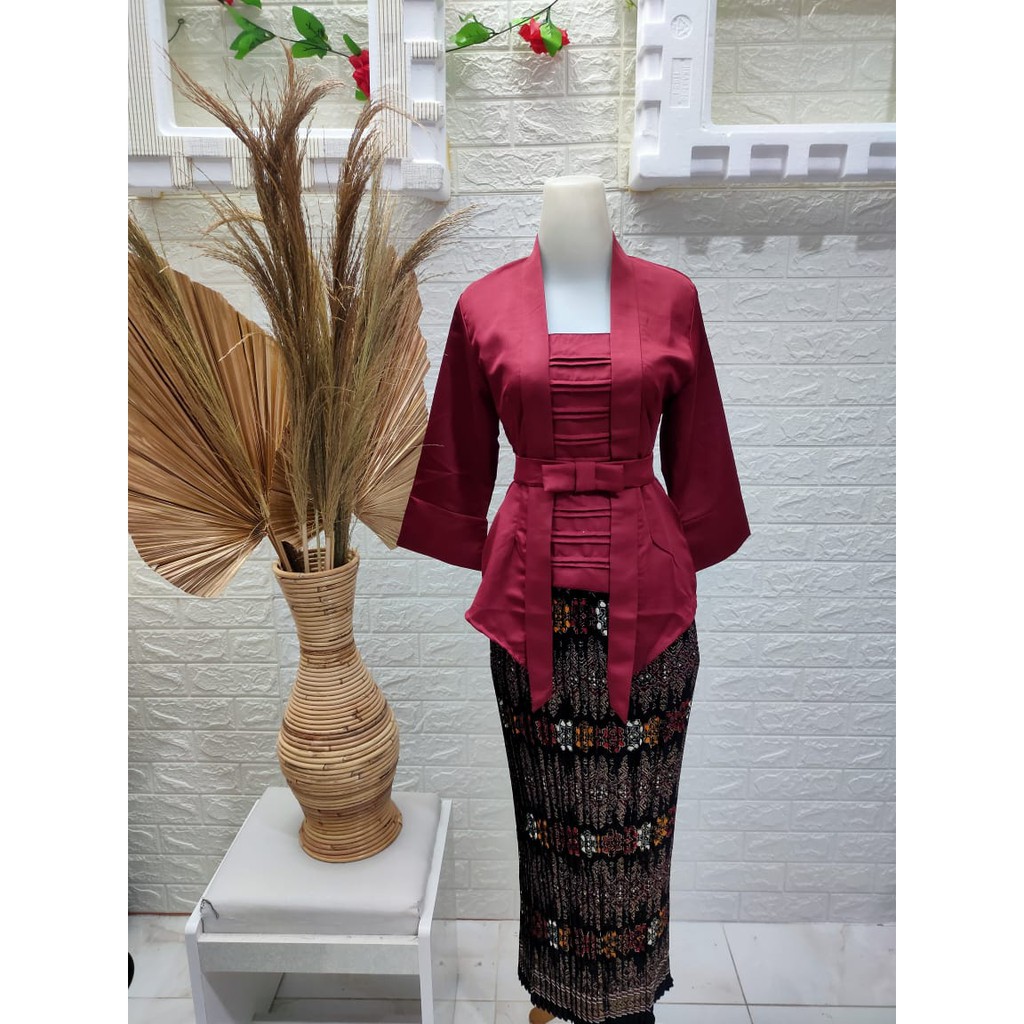 Jual Dshop(REAL PICT)ATASAN SAJA KEBAYA KUTUBARU BAHAN TEBAL BALOTELLI ...