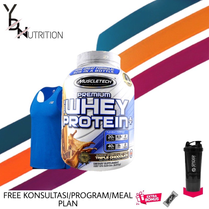 Jual Muscletech Premium Whey Protein 5 Lbs Suplemen Susu Fitnes Fitness