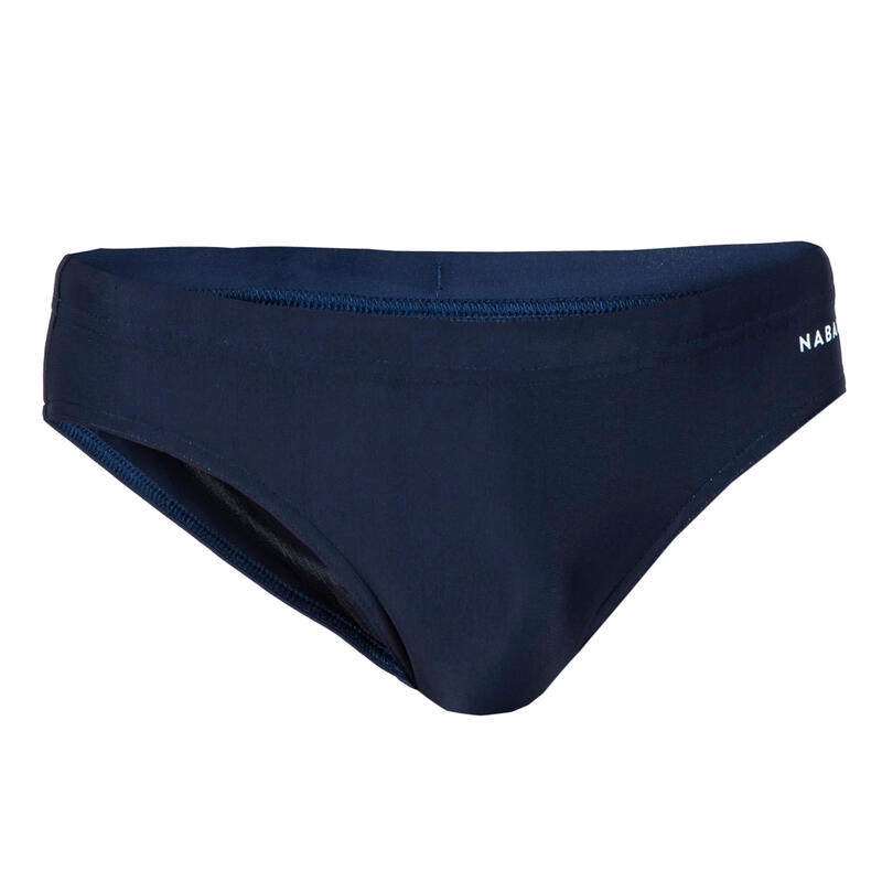 Men's swimming briefs - trunks 100 Basic - Blue NABAIJI