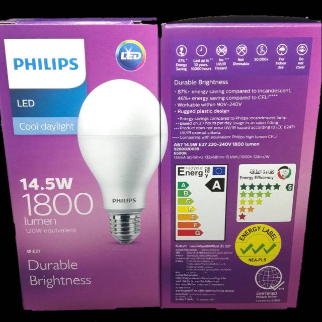 Jual LAMPU PHILIPS LED 14 5 WATT | Shopee Indonesia