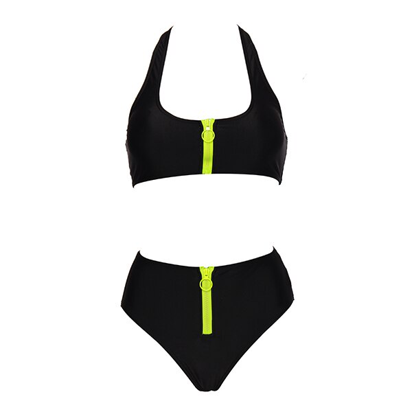 Jual Preorder Andzhelika Zipper Bikinis Swimsuit For Women Bikini Set