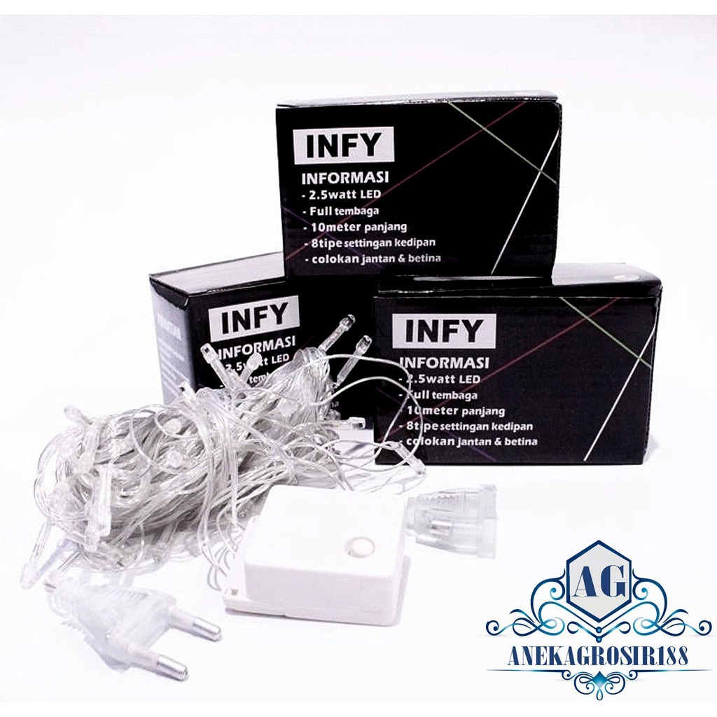 Jual TUMBLR INFY LED 10 METER PACKING BOX / DEKORASI LED HEMAT ENERGI ...