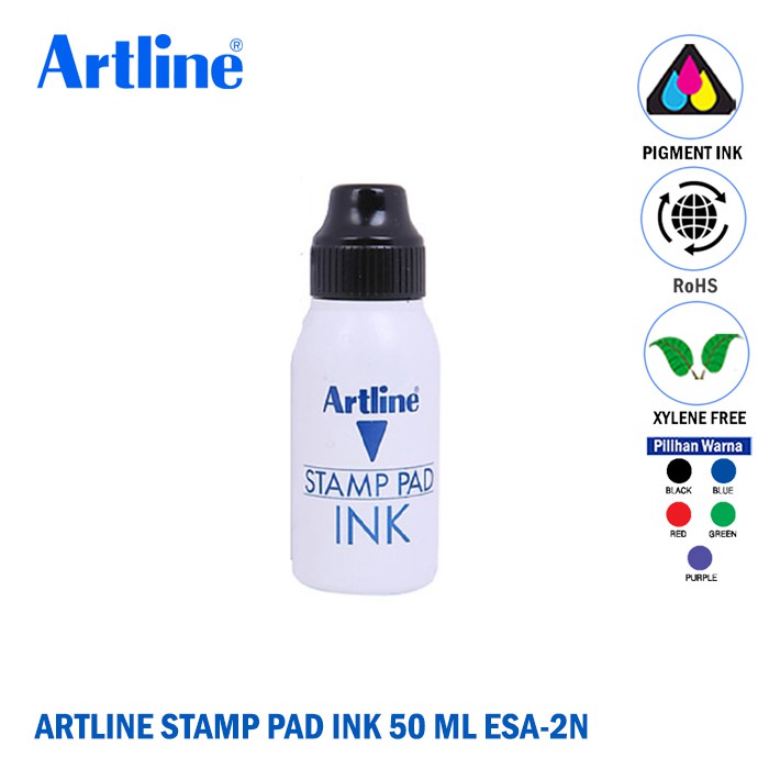 ARTLINE STAMP PAD INK 50ML ESA-2N BLUE