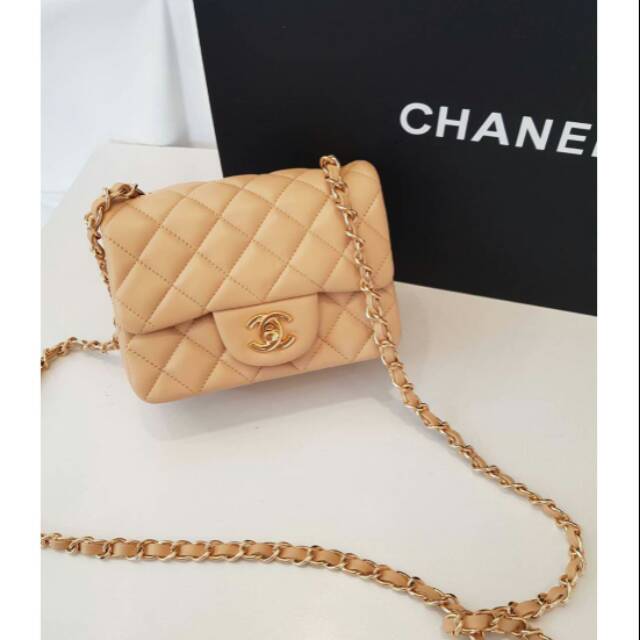 Jual Mini sling bag / chanel mini sling bag / tas selempang mini