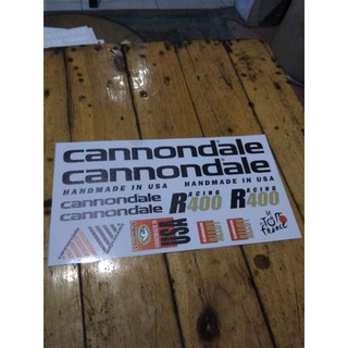 Cannondale store decals vintage