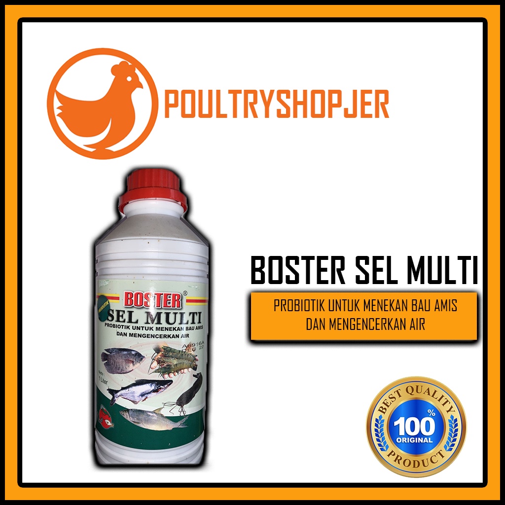 Jual Sel Multi 1 Liter - Boster Kualitas Lingkungan Budidaya dan Tambak ...