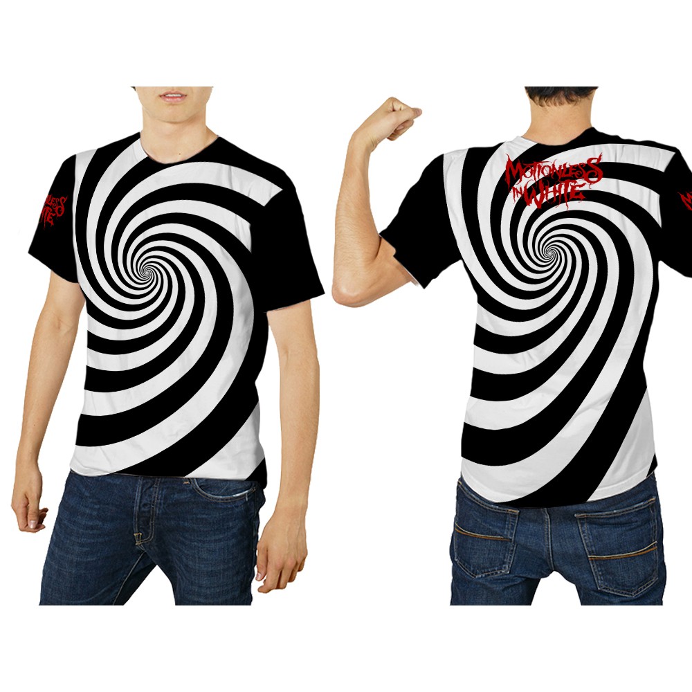 motionless in white spiral shirt