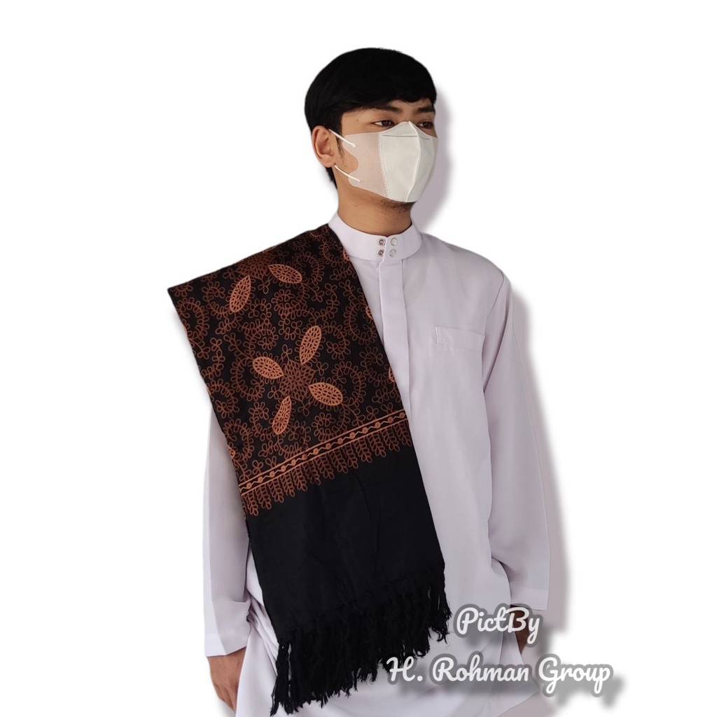 Jual Sorban Rida Batik Motif Trompa Bahan Adem Ukuran Normal Surban ...