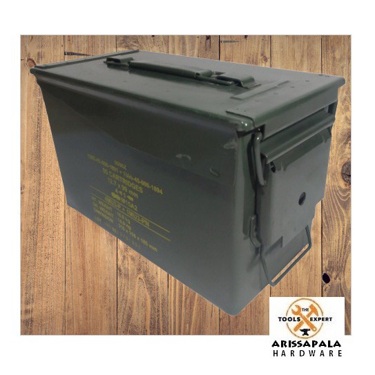 Jual Tool Box Besi Kotak Perkakas Box Peluru Army Pindad Kotak Peluru ...