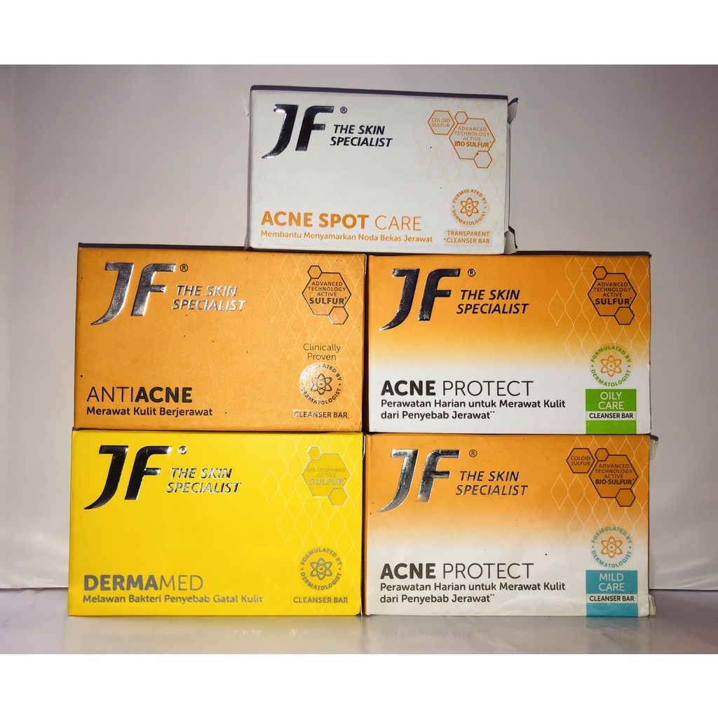 Jual JF Sulfur Bar Soap Acne Protect Dermamed Anti Acne Acne Spot Care Sabun Batang Shopee Indonesia