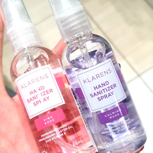 Jual [READY] Betadine KLARENS hand sanitizer spray Pink Rose / Calming
