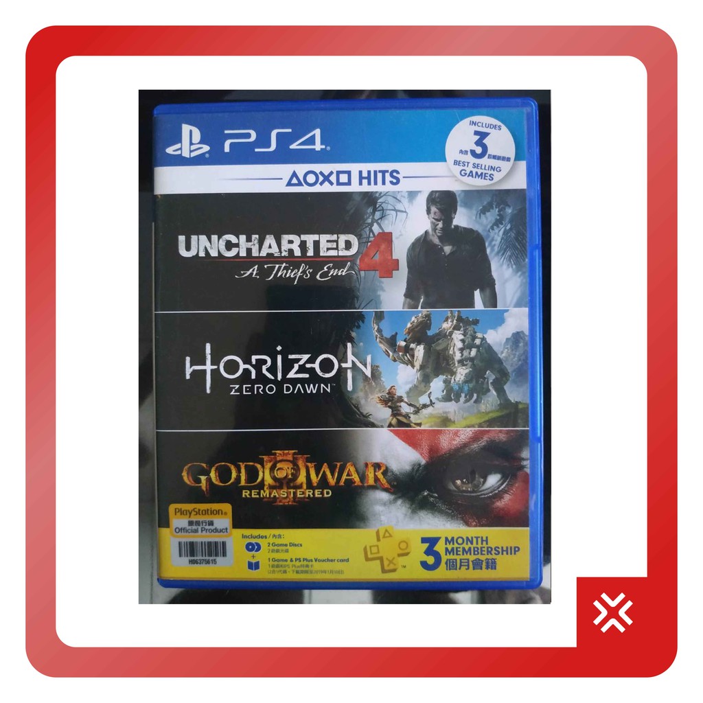 Jual Kaset BD Games PS4 - Horizon Zero Dawn Bundle Uncharted 4 | Shopee ...