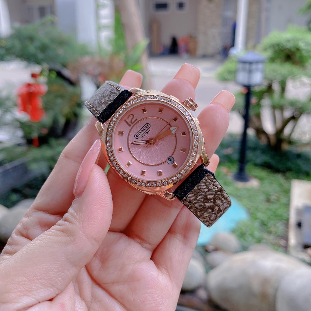 Jual Terbaru Bisa Cod Jam Tangan Wanita Tali Kulit Tampilan Keren