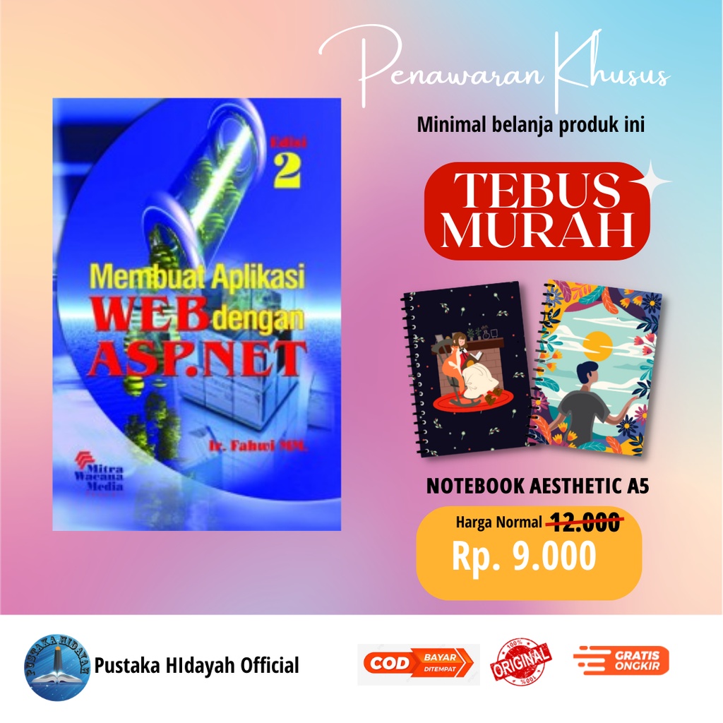 Jual Buku Membuat Aplikasi Web Dengan Aspnet Edisi 2 Fahwi Mm Buku Komputer Buku Teknik 6377