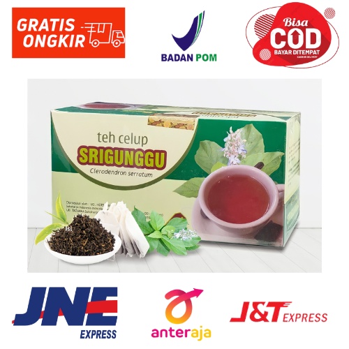 Jual Teh Daun Srigunggu Tazakka Obat Gurah Dan Batuk Isi 20 Kantung Teh Celup Sudah Bpom 3620