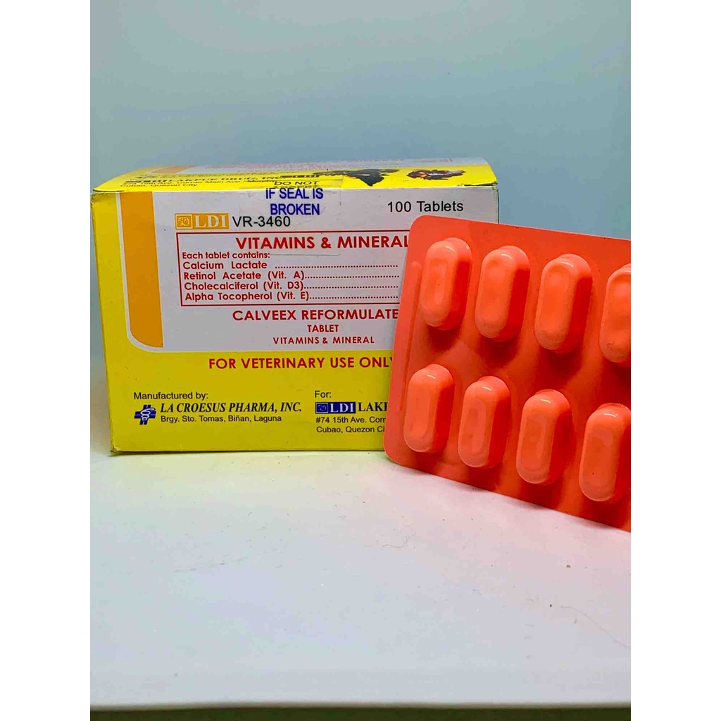 Jual multivitamin dan mineral CALVEEX LDI (Vitamin & Mineral) | Shopee ...