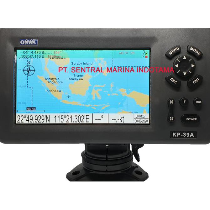 Navigatore GPS Marina ONWA KP-32 - Display 4.5", Waypoint 999, Per Barche E Nautica