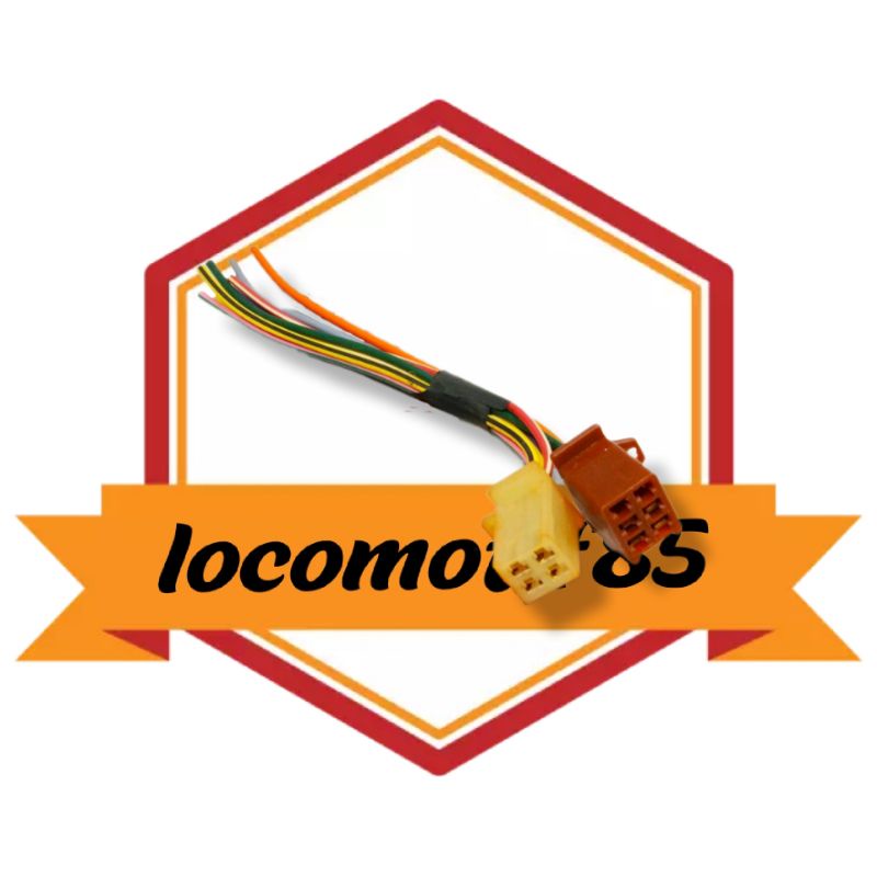 Jual Soket socket Cdi Beat Scoopy Spacy Asli 2 Soket 8 kabel | Shopee ...