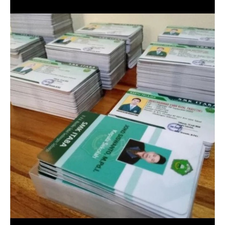 Jual cetak PVC Id Card full color 2 sisi | Shopee Indonesia