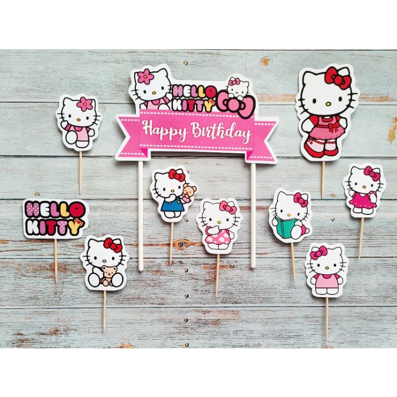 Jual cake topper toper kue cake nasi tumpeng puding happy birthday ...