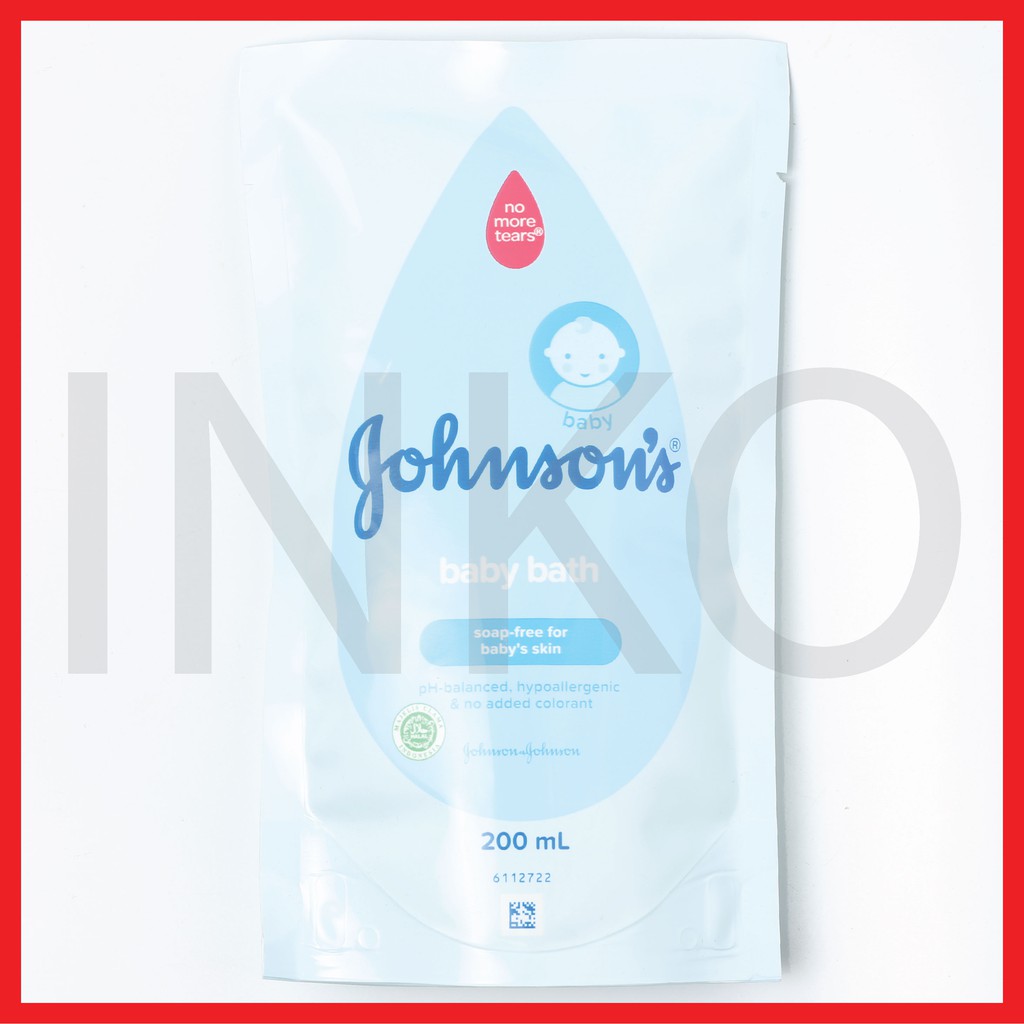 Jual JOHNSONS BABY BATH SOAP FREE FOR BABYS SKIN NO COLORANT REFILL 200ML Shopee Indonesia