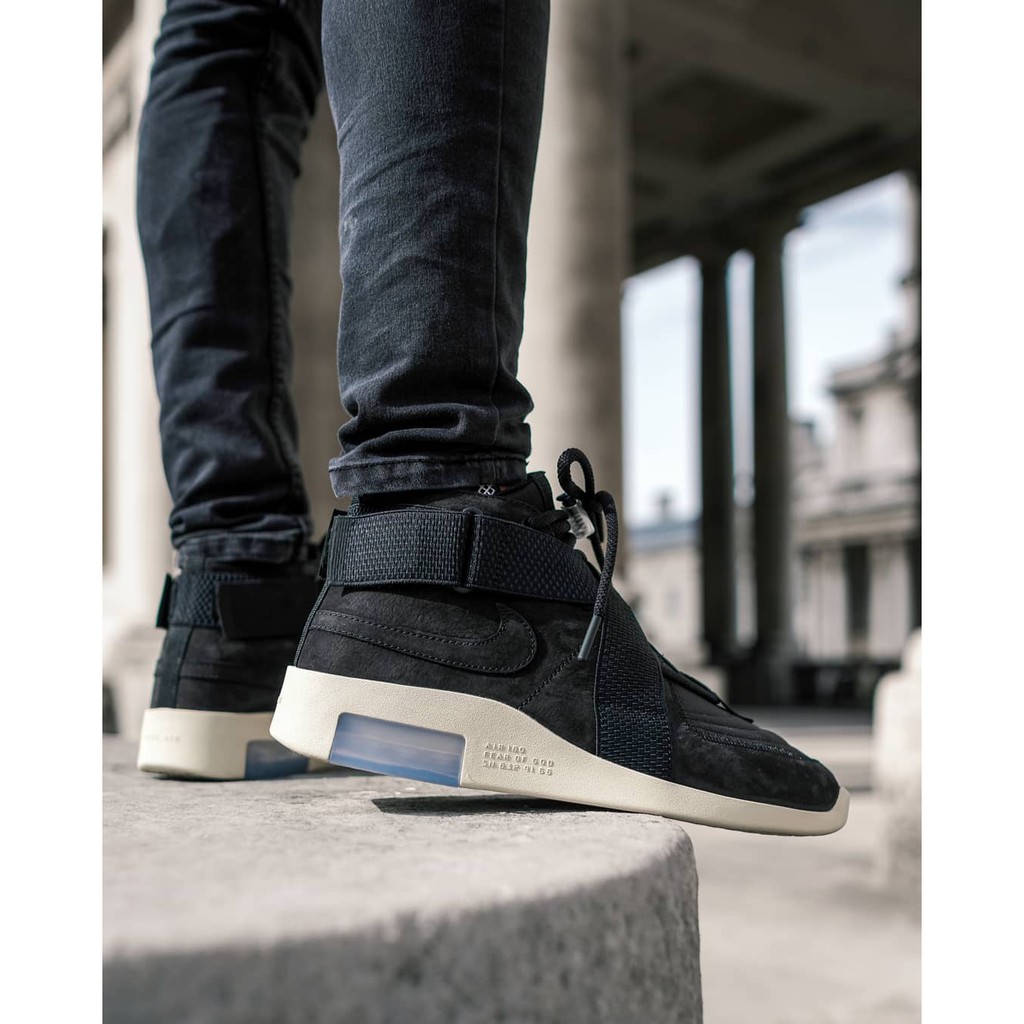 NIKE FEAR OF GOD 1 RAID BLACK WHITE PREMIUM QUALITY