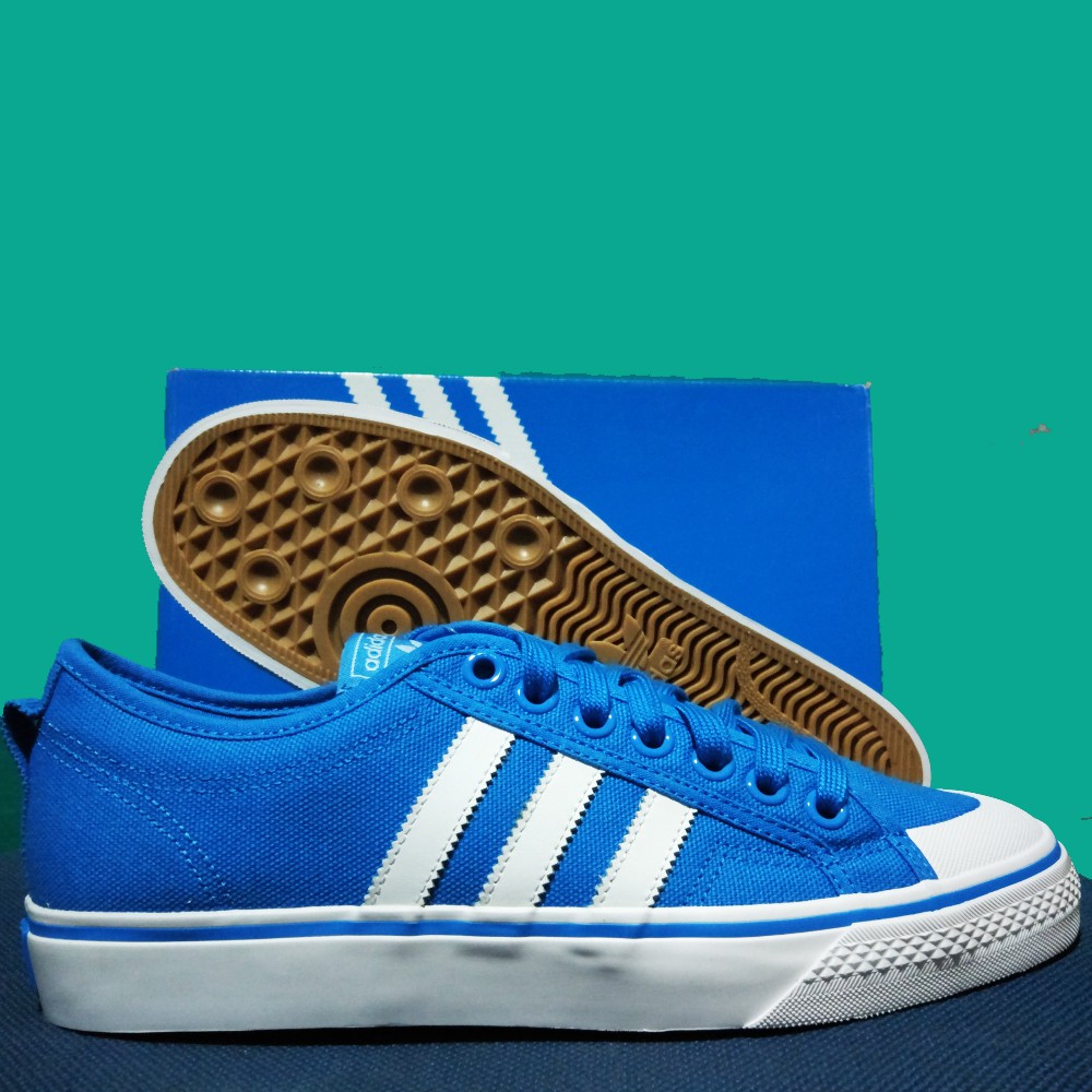 Jual Sepatu Sneaker Adidas Nizza Blue ORIGINAL Shopee Indonesia