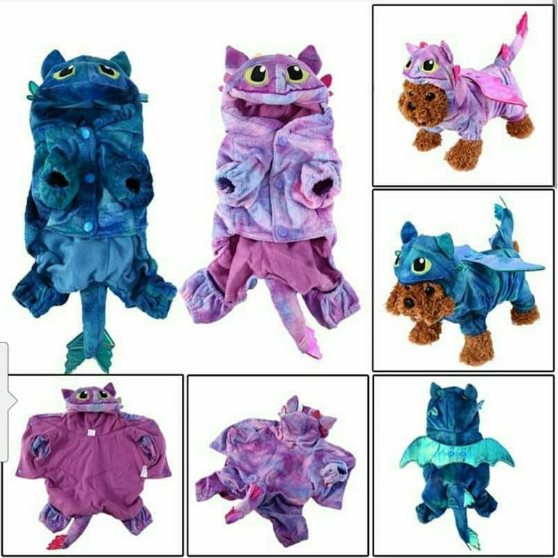 Jual Toothless Costume Baju kostum Anjing Kucing Lucu | Shopee Indonesia