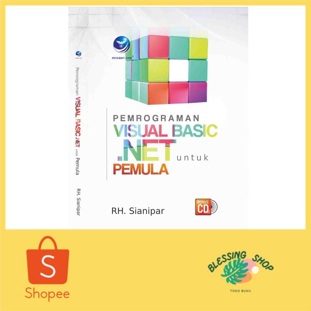 Jual Pemrograman Visual Basic.Net Untuk Pemula+cd | Shopee Indonesia