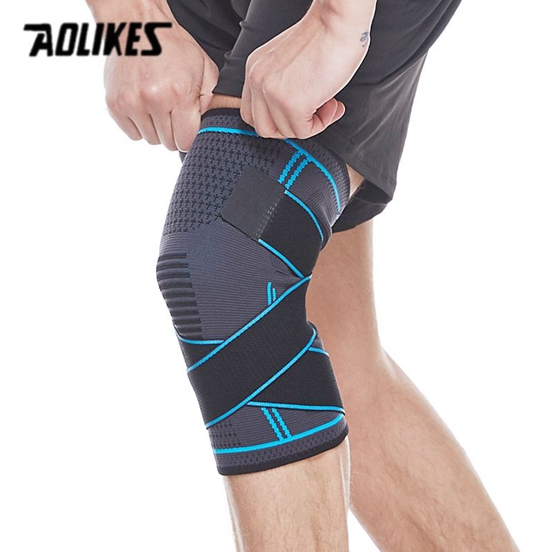 Jual 7723 Aolikes Knee Support Sleeve Pad Wrap Deker Lutut Kaki Leg ...