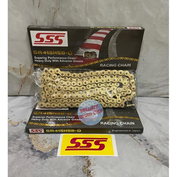 Jual Rantai Sss Hsbt L L L Gold Heavy Duty Shopee Indonesia