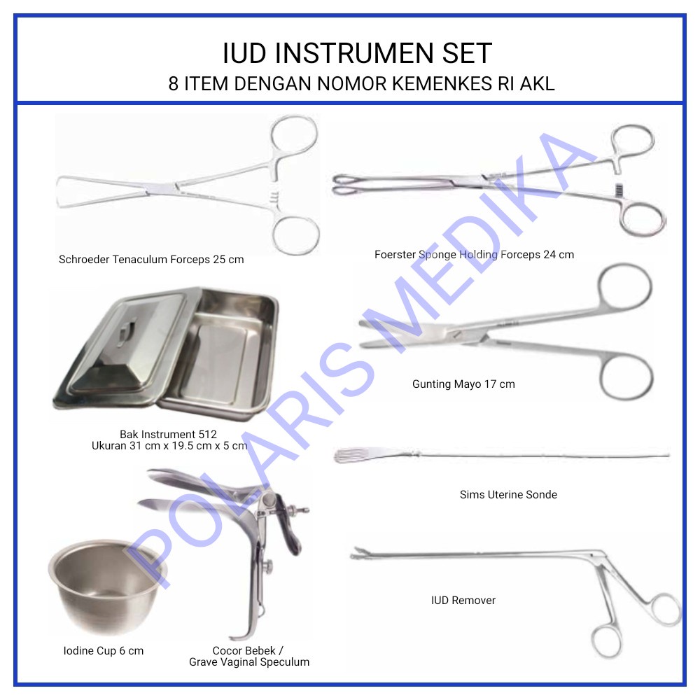 Jual IUD SET / IUD KIT Instrument Shopee Indonesia