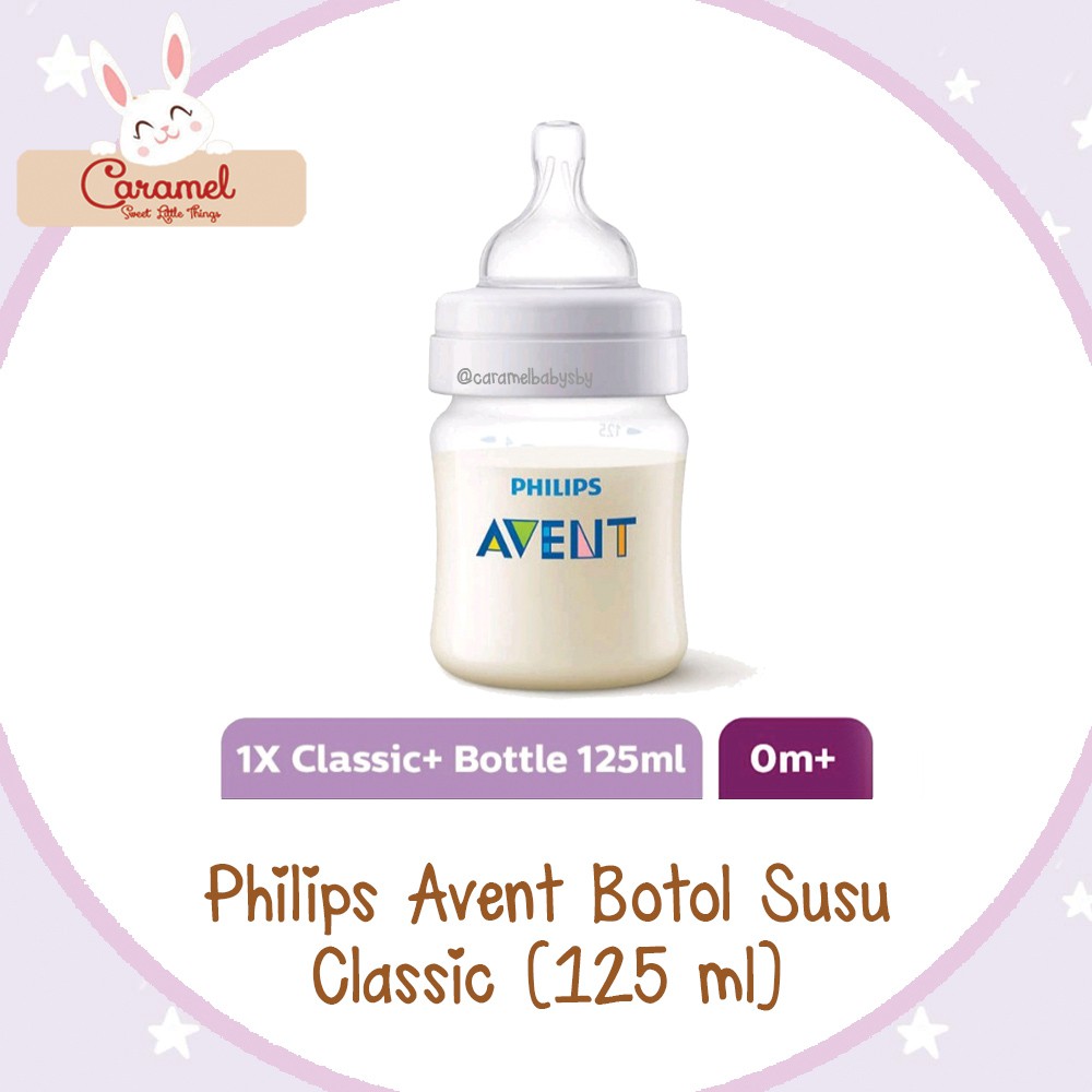 PHILIPS AVENT Botol Susu Bayi Classic+ Baby Milk Bottle Anti Kolik Wide  Neck BPA Free 125mL 260mL