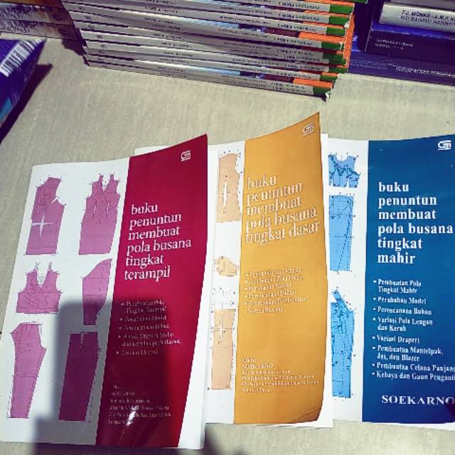 Jual Buku Penuntun Membuat Pola Busana Tingkat Terampil, Pola Busana ...