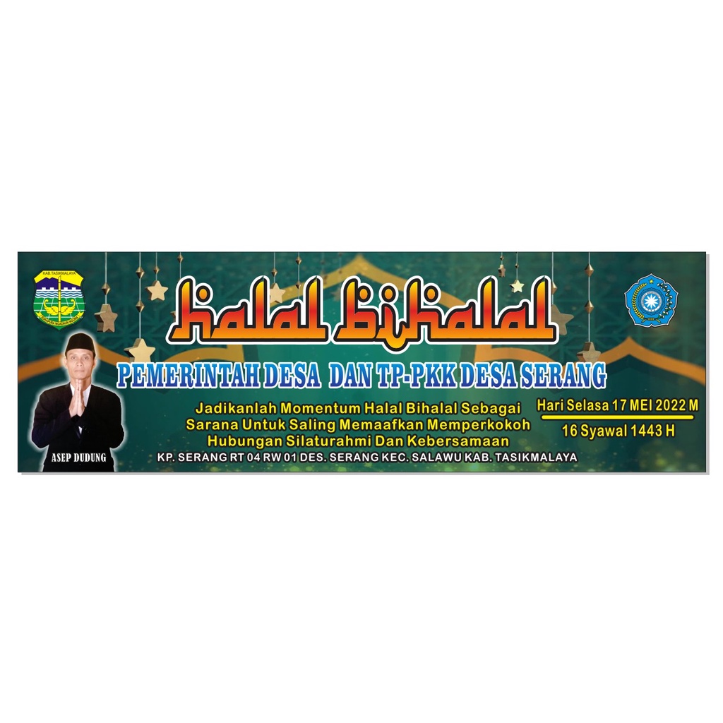 Jual Spanduk Banner Halal Bi Halal_3x1 | Shopee Indonesia