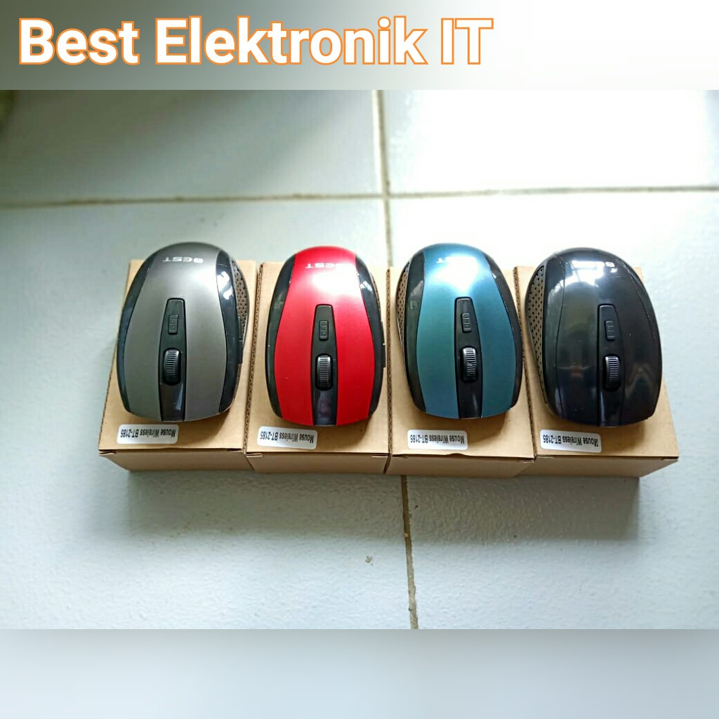 Jual [100 Pcs] Mouse Wireless Pc Laptop Komputer 2185 Grosir | Shopee ...