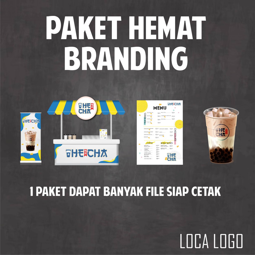 Jual Paket desain branding toko, rombong | Shopee Indonesia