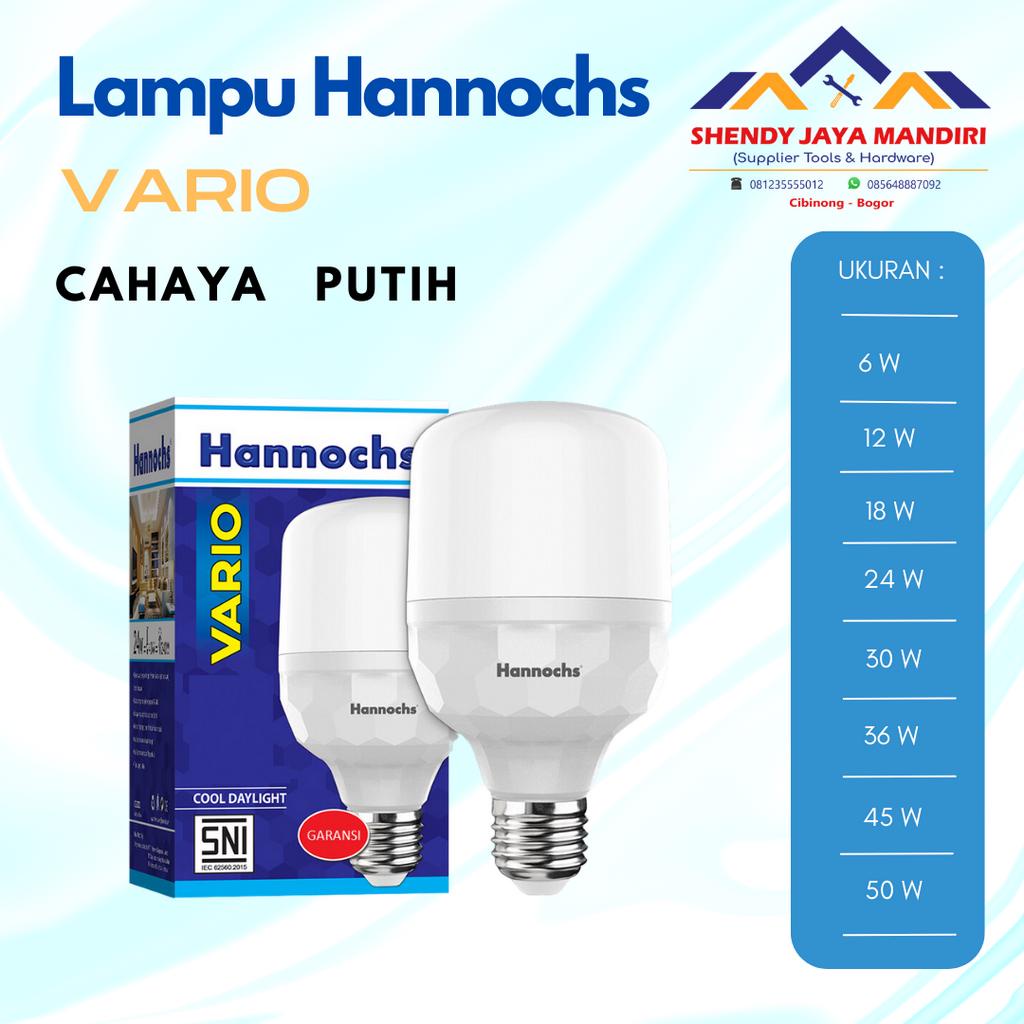 Jual Lampu LED HANNOCHS VARIO 12 Watt Cahaya Putih | Shopee Indonesia