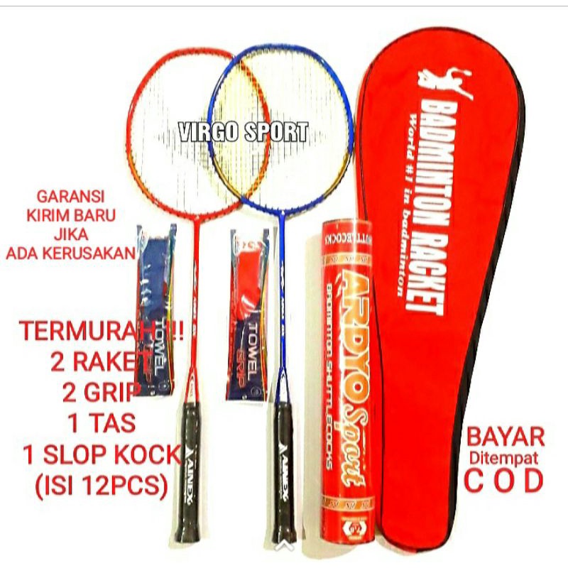 Jual Raket Badminton Satu Set Lengkap | Shopee Indonesia