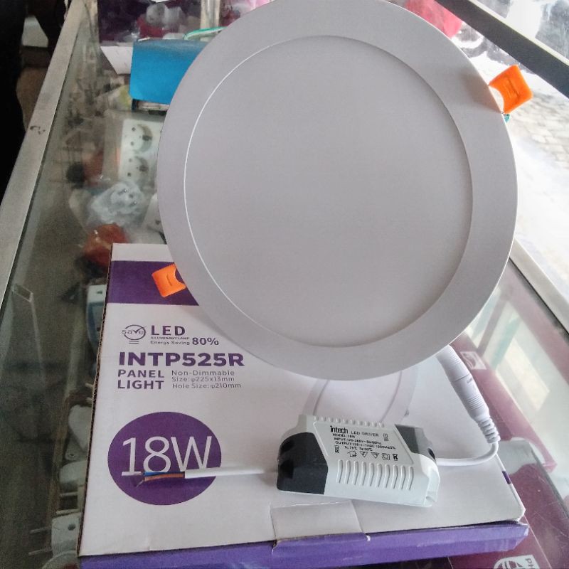 Jual Downlight LED Inbow 18 Watt Intech Putih (6500K) | Shopee Indonesia